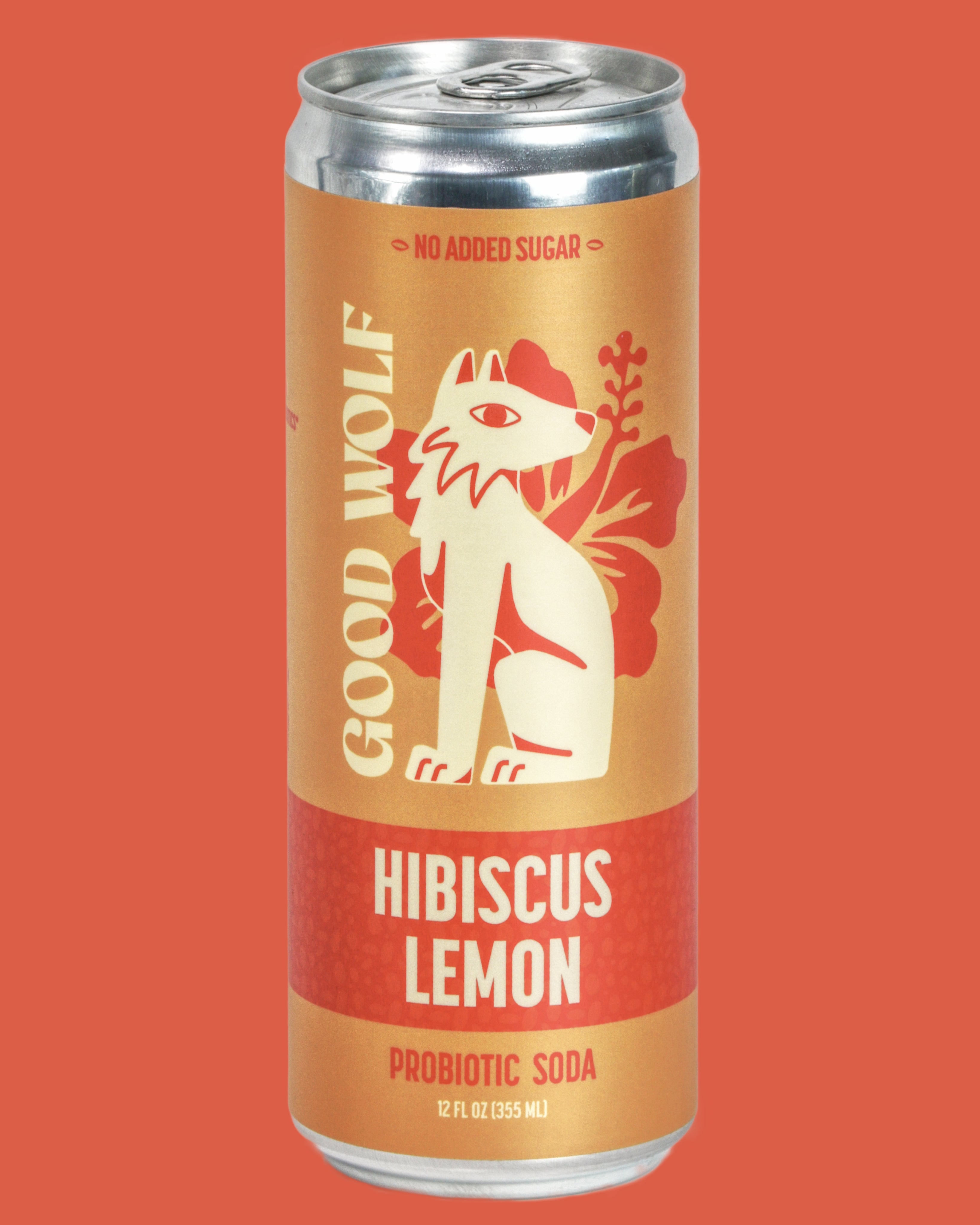 Hibiscus Lemon Probiotic Soda – Good Wolf