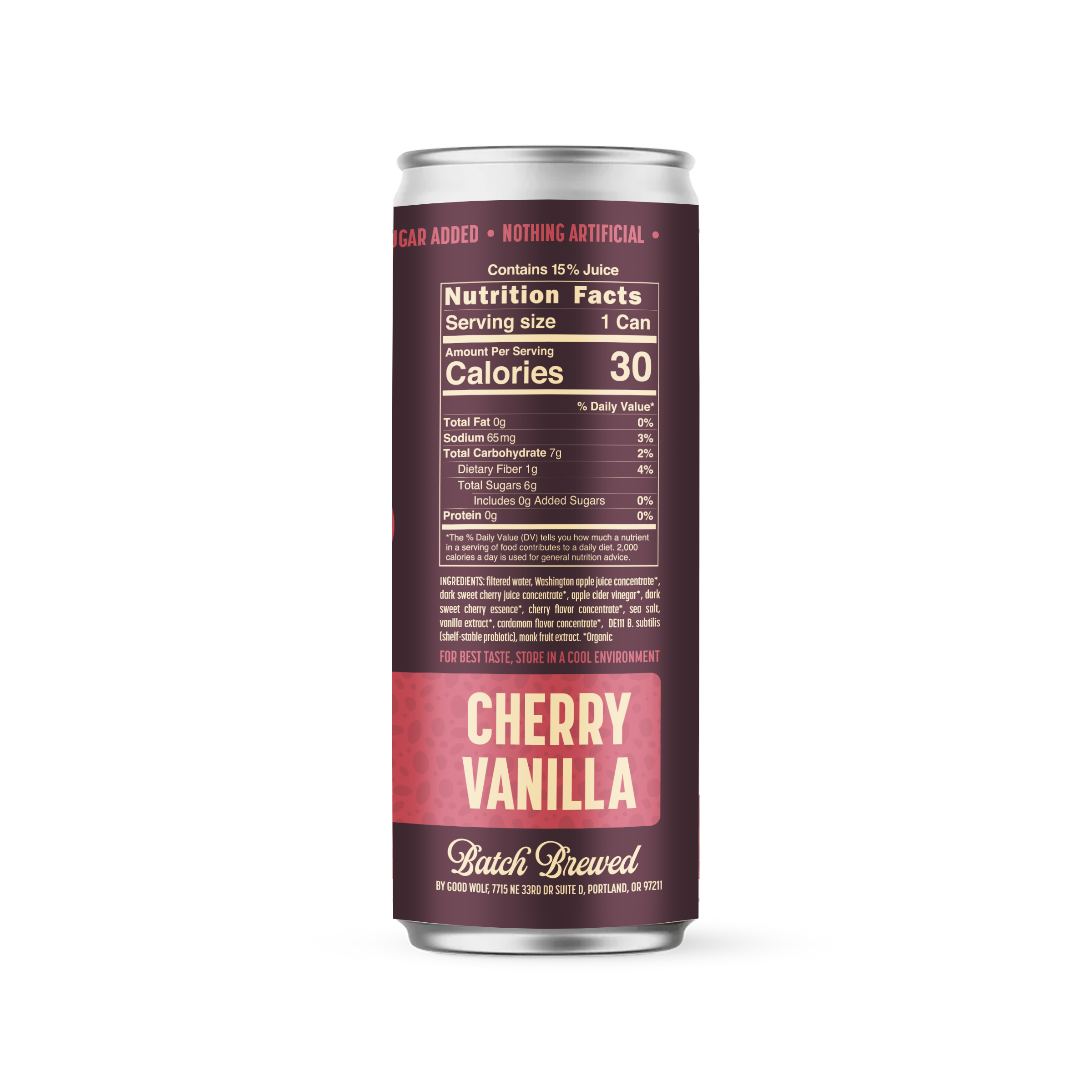 Cherry Vanilla Probiotic Soda - Multipack