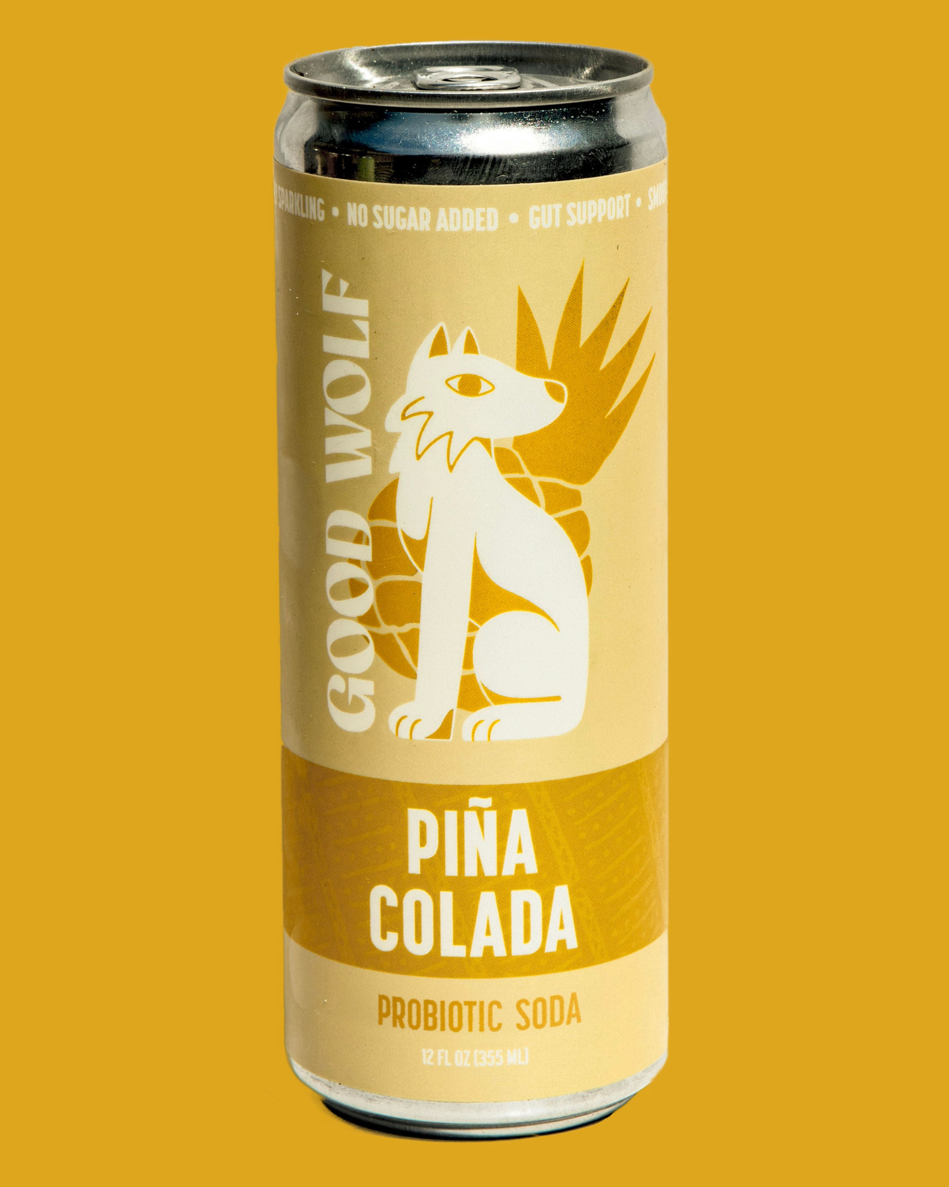 Piña Colada Probiotic Soda