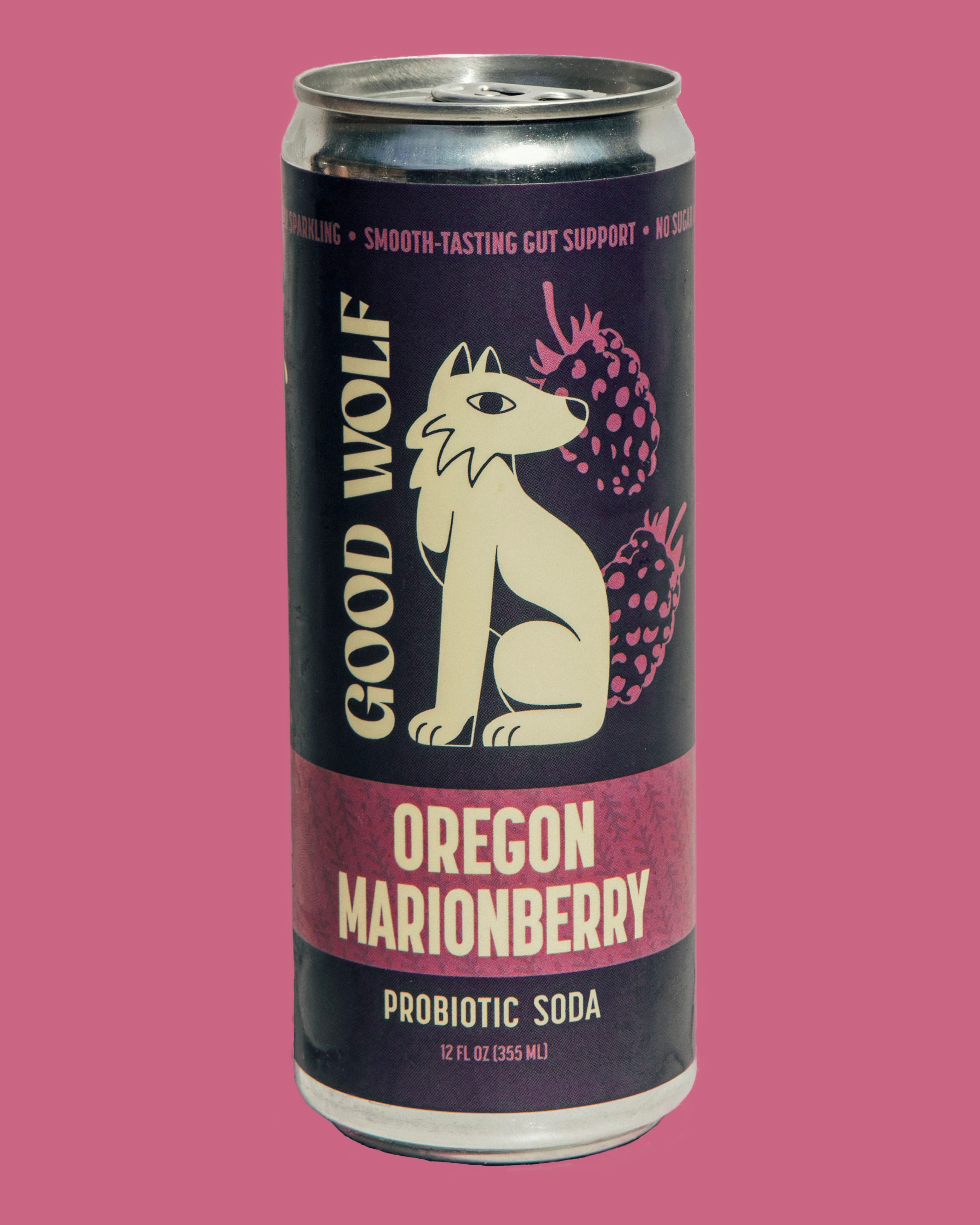 Oregon Marionberry Probiotic Soda