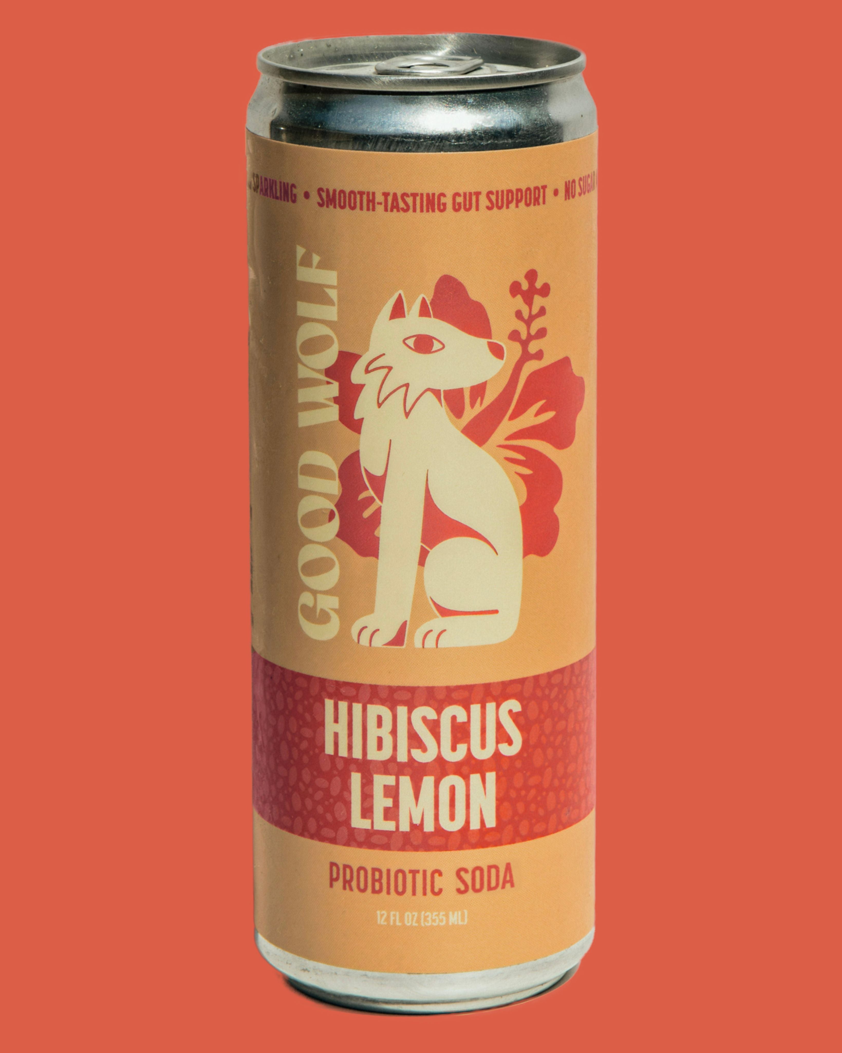 Hibiscus Lemon Probiotic Soda
