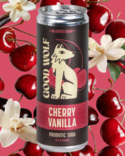 Cherry Vanilla Probiotic Soda