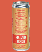Hibiscus Lemon Probiotic Soda