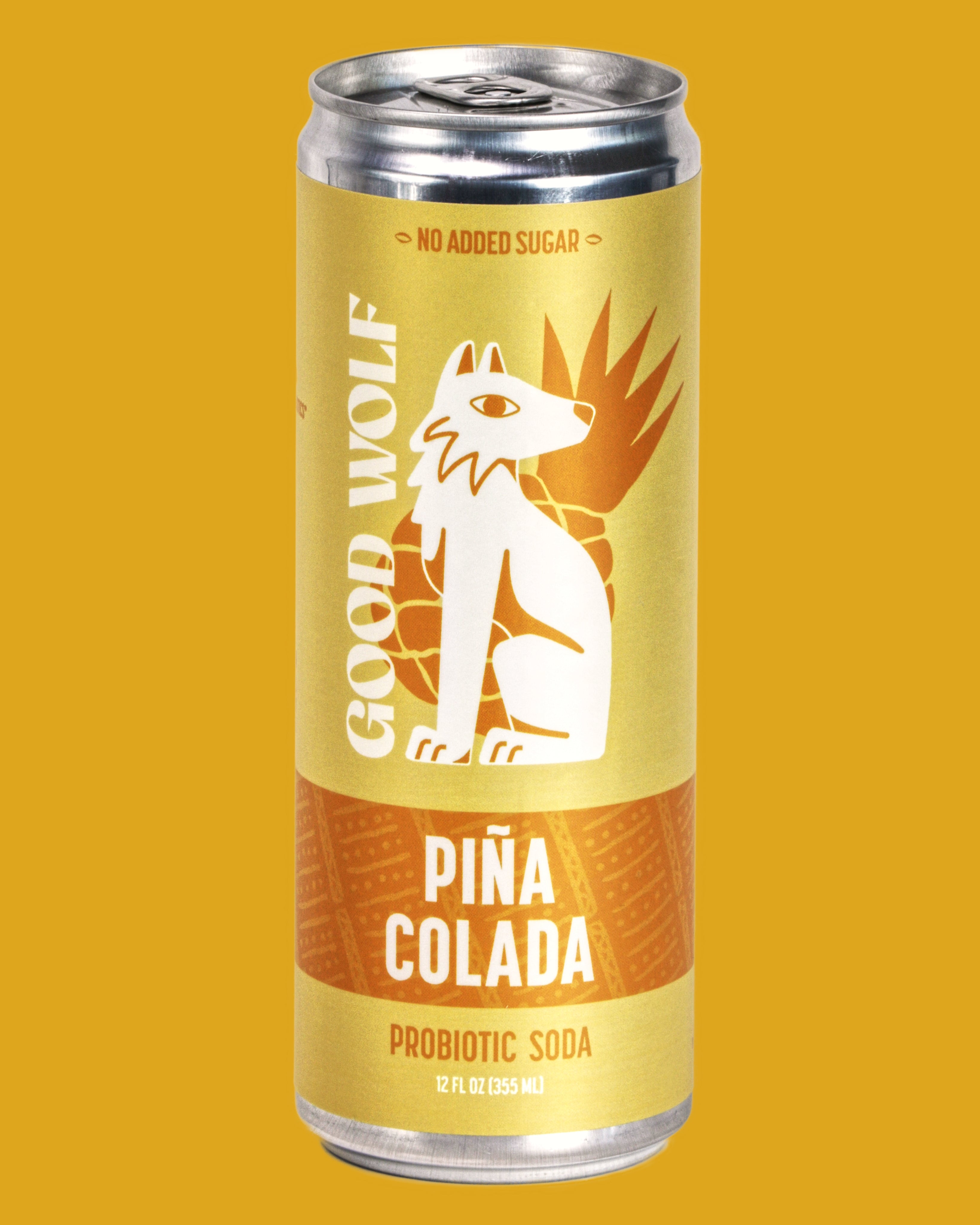 Piña Colada Probiotic Soda