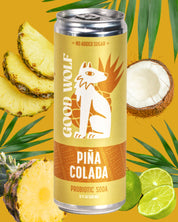 Piña Colada Probiotic Soda