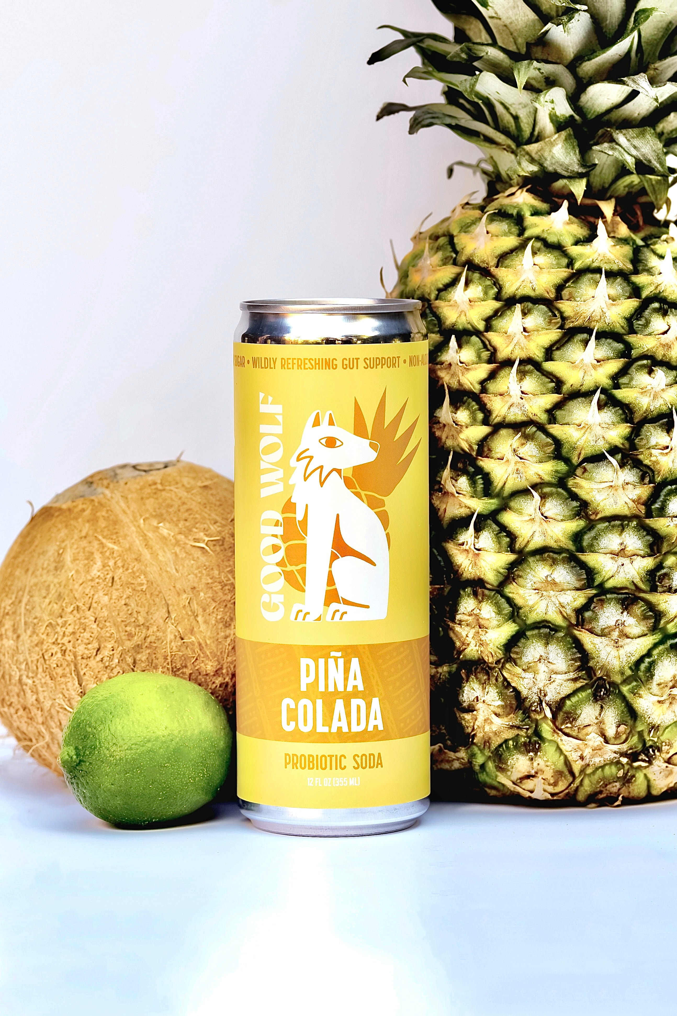 Piña Colada Probiotic Soda - Multipack
