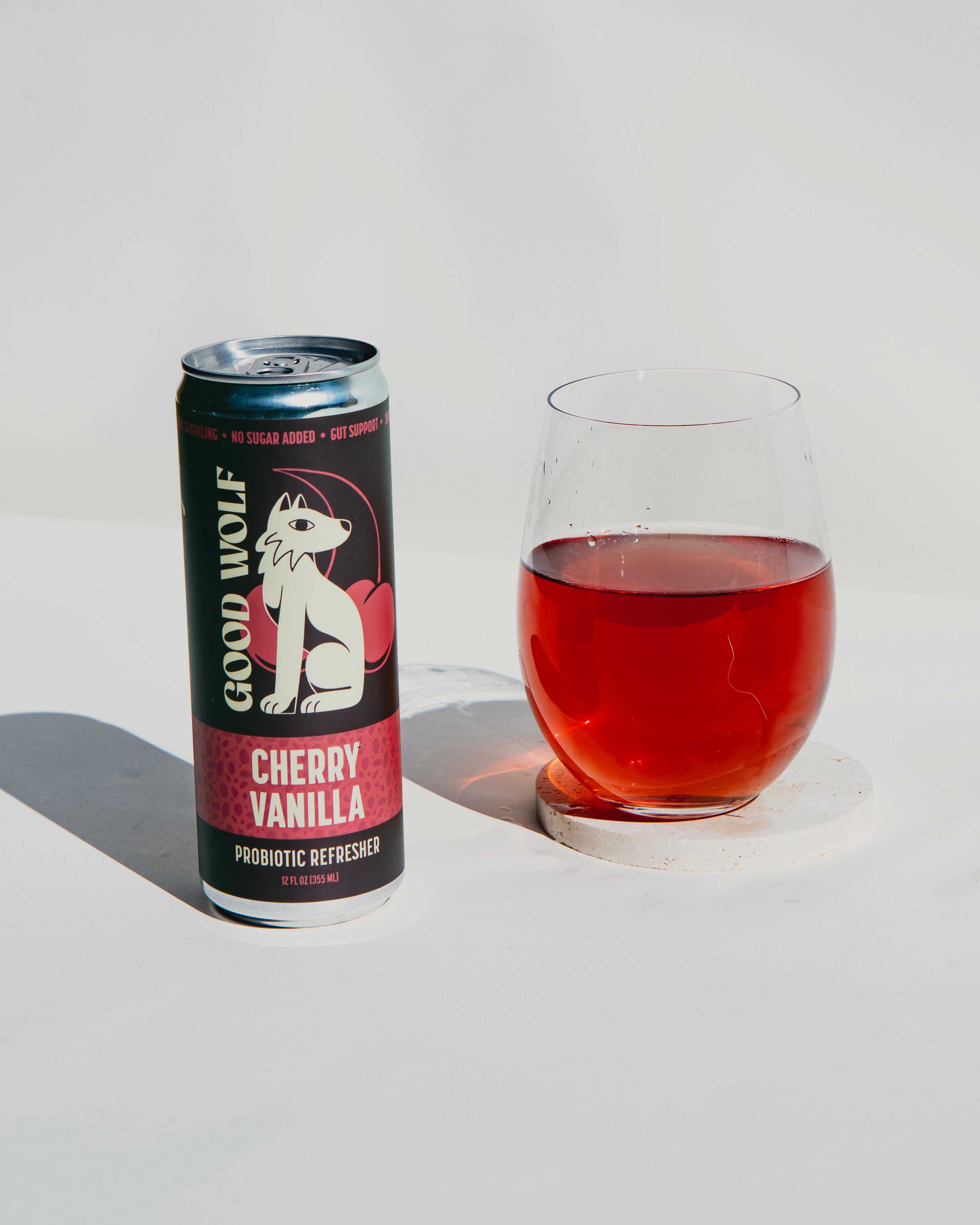 Cherry Vanilla Probiotic Soda - Multipack – Good Wolf